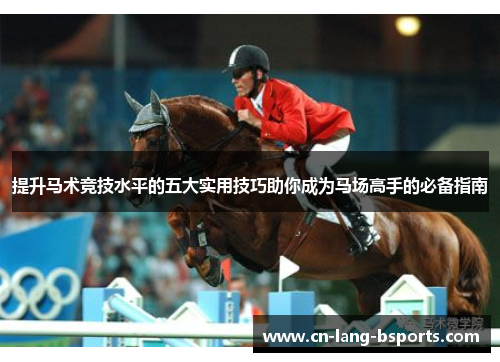 提升马术竞技水平的五大实用技巧助你成为马场高手的必备指南